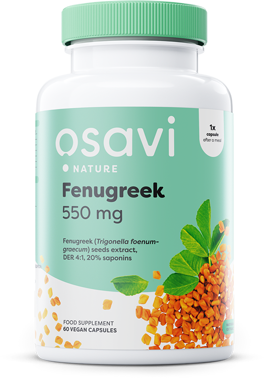 Osavi: Fenugreek, 550mg - 60 vcaps