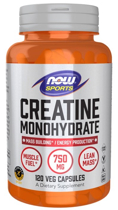 NOW Foods: Creatine Monohydrate, 750mg - 120 vcaps