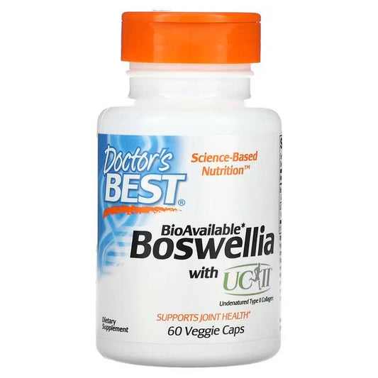 Doctor's Best: Boswellia with UC-II - 60 vcaps