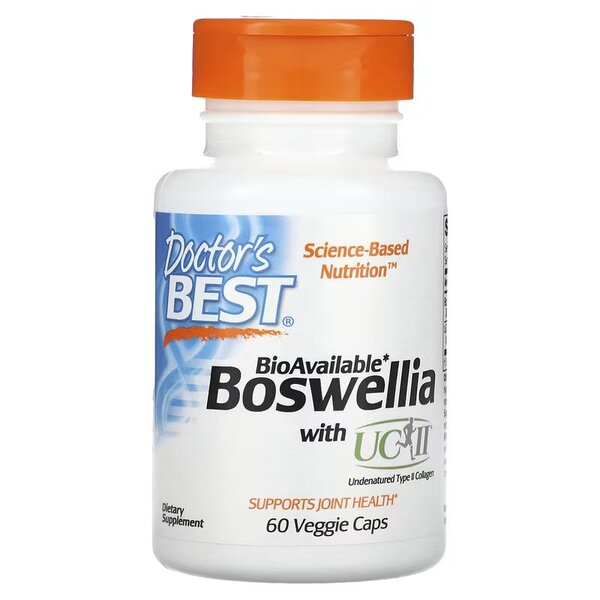 Doctor's Best: Boswellia with UC-II - 60 vcaps