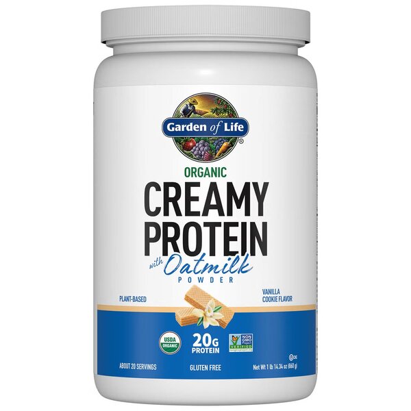 Garden of Life: Organic Creamy Protein with Oatmilk, Vanilla Cookie - 860g