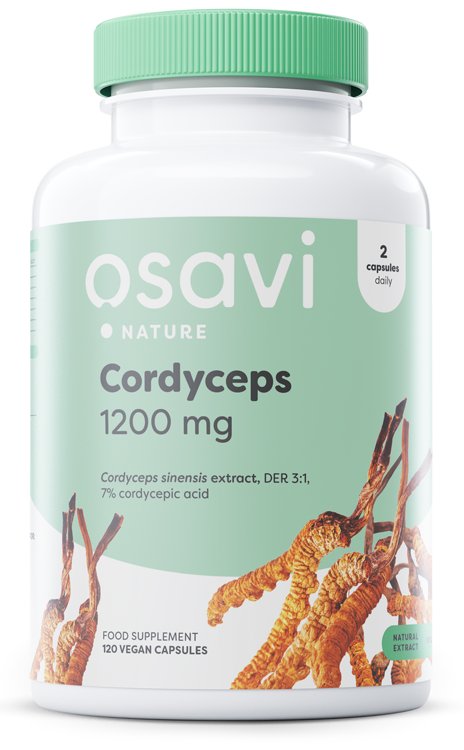 Osavi: Cordyceps, 1200mg - 120 vegan caps