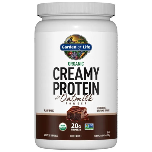 Garden of Life: Organic Creamy Protein with Oatmilk, Chocolate Brownie - 920g