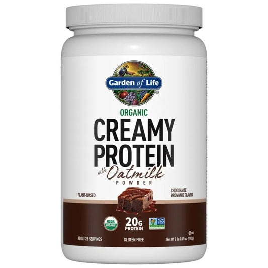 Garden of Life: Organic Creamy Protein with Oatmilk, Chocolate Brownie - 920g