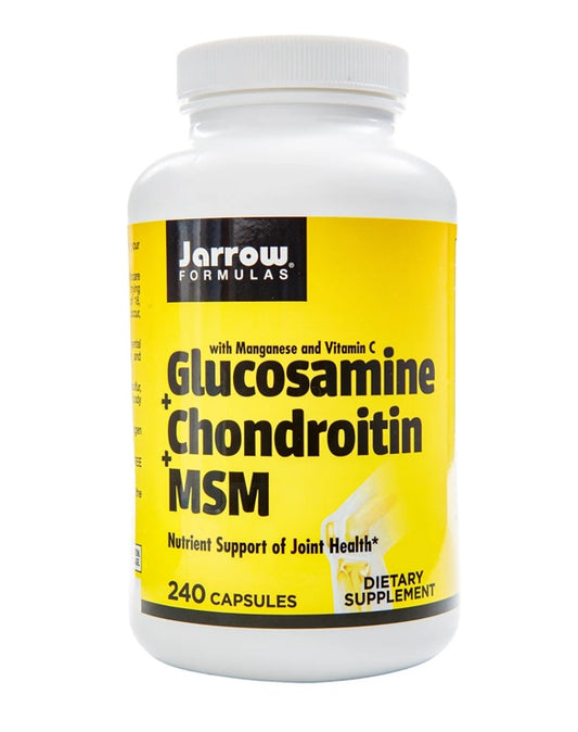 Jarrow Formulas: Glucosamine + Chondroitin + MSM - 240 caps