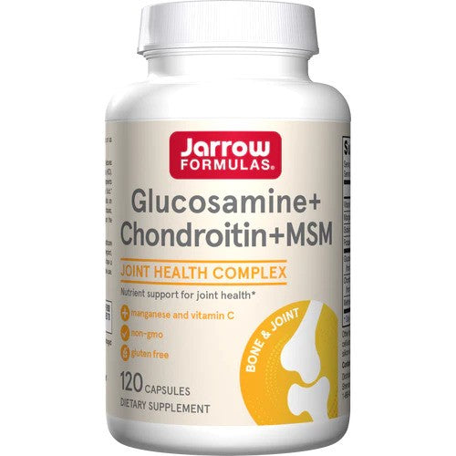 Jarrow Formulas: Glucosamine + Chondroitin + MSM - 120 caps