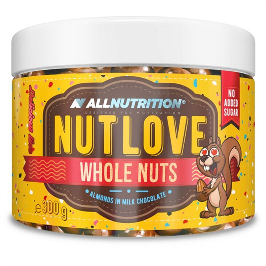 Allnutrition: Nutlove Whole Nuts, Almonds in Milk Chocolate - 300g