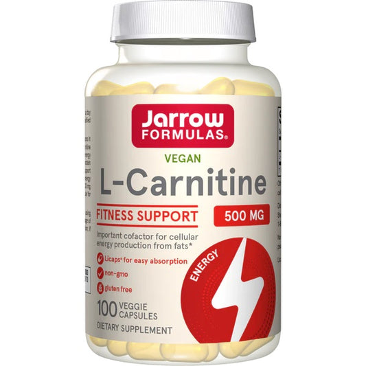 Jarrow Formulas: L-Carnitine, 500mg - 100 vegetarian licaps