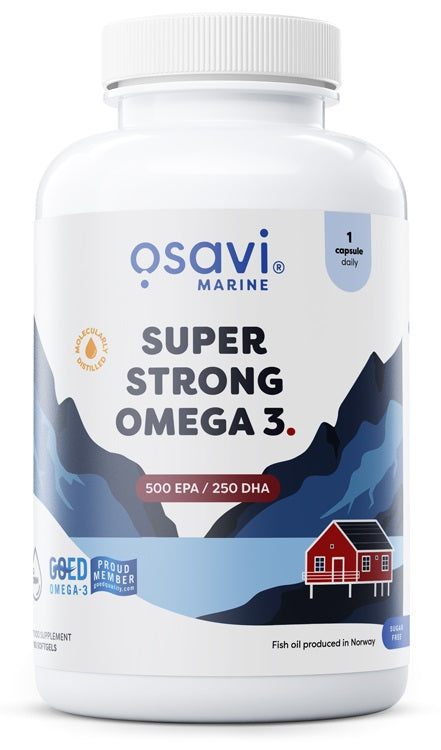 Osavi: Super Strong Omega 3, 500 EPA / 250 DHA - 180 softgels