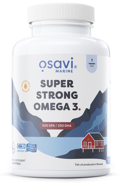 Osavi: Super Strong Omega 3, 500 EPA / 250 DHA - 120 softgels