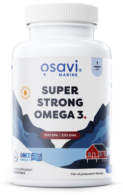 Osavi: Super Strong Omega 3, 500 EPA / 250 DHA - 90 softgels