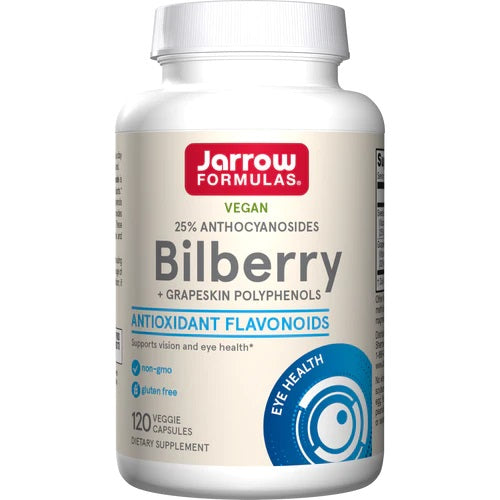 Jarrow Formulas: Bilberry + Grapeskin Polyphenols - 120 vcaps