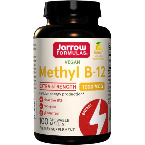 Jarrow Formulas: Methyl B-12, 1000mcg (Lemon) - 100 vegan chewable tabs