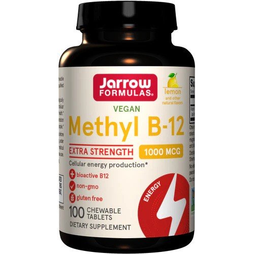 Jarrow Formulas: Methyl B-12, 1000mcg (Lemon) - 100 vegan chewable tabs