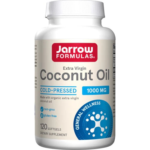 Jarrow Formulas: Coconut Oil Extra Virgin, 1000mg - 120 softgels