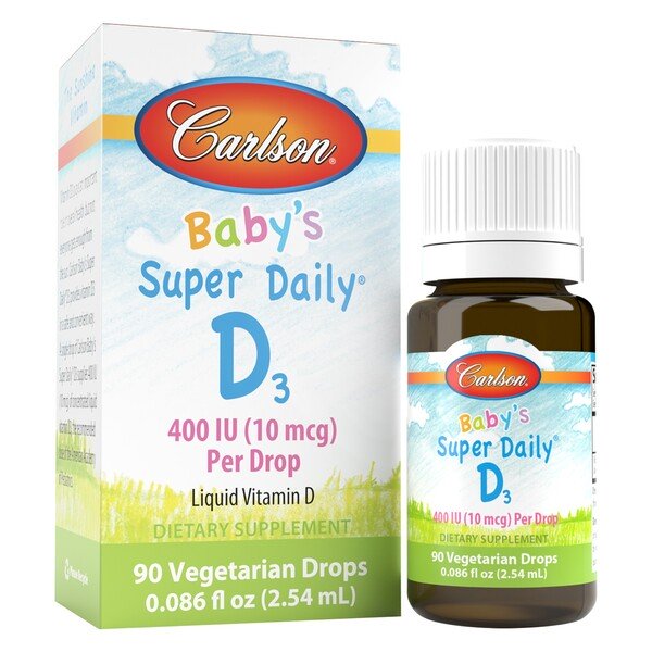 Carlson Labs: Baby's Super Daily D3, 400 IU - 2.54 ml.