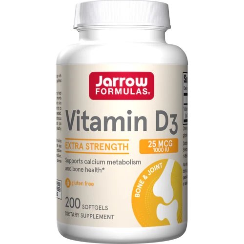 Jarrow Formulas: Vitamin D3, 25mcg - 200 softgels