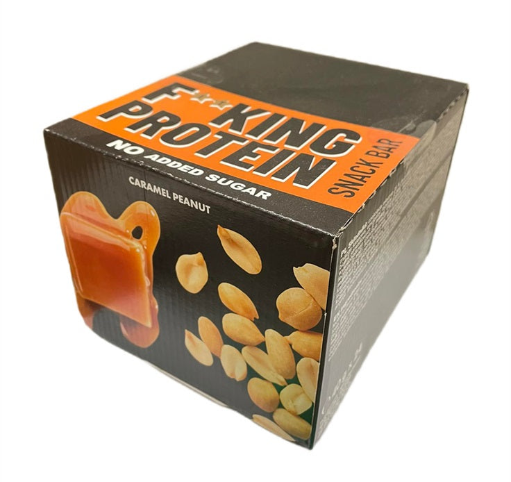 Allnutrition: Fitking Protein Snack Bar, Caramel Peanut - 24 x 40g