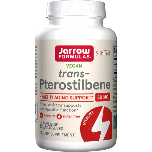 Jarrow Formulas: trans-Pterostilbene, 50mg - 60 vcaps