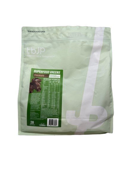 Trained by JP: SuperFood Greens, Chocolate - 1008g