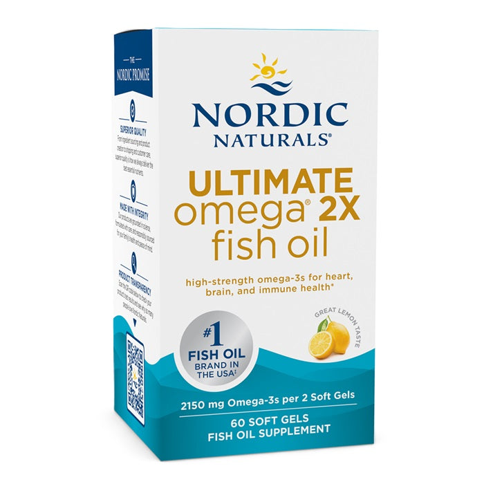 Nordic Naturals: Ultimate Omega 2X, 2150mg Lemon (EAN 768990891168) - 60 softgels