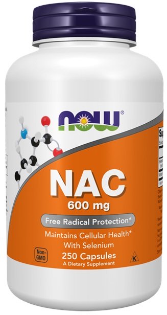 NOW Foods: NAC with Selenium, 600mg - 250 caps