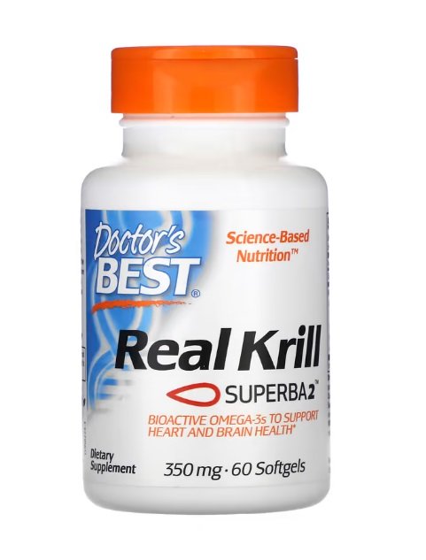 Doctor's Best: Real Krill, 350mg - 60 softgels