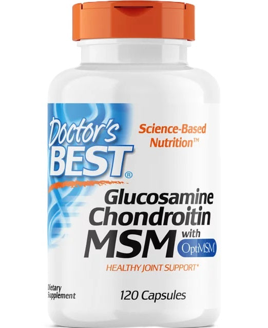 Doctor's Best: Glucosamine Chondroitin MSM with OptiMSM - 120 caps