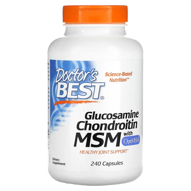 Doctor's Best: Glucosamine Chondroitin MSM with OptiMSM - 240 caps