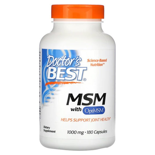 Doctor's Best: MSM with OptiMSM, 1000mg - 180 caps