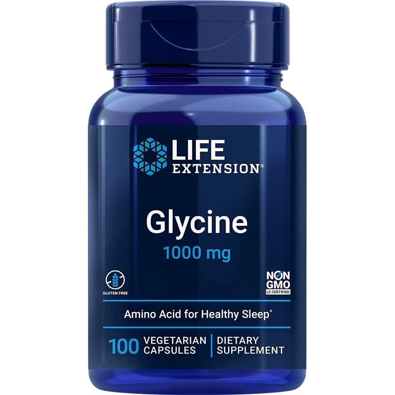 Life Extension: Glycine, 1000mg - 100 vcaps