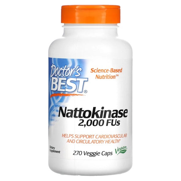 Doctor's Best: Nattokinase, 2000 FUs - 270 vcaps