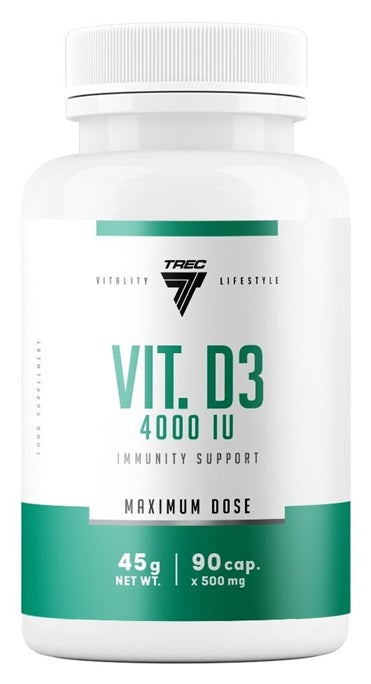 Trec Nutrition: Vit. D3, 4000IU - 90 caps