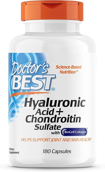 Doctor's Best: Hyaluronic Acid + Chondroitin Sulfate with BioCell Collagen - 180 caps