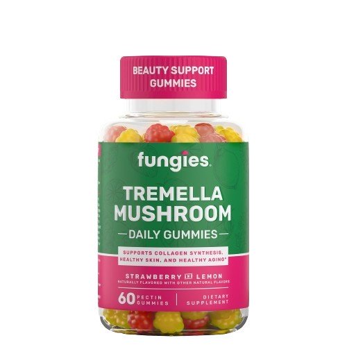 Fungies: Tremella Mushroom Gummies, Strawberry & Melon - 60 gummies