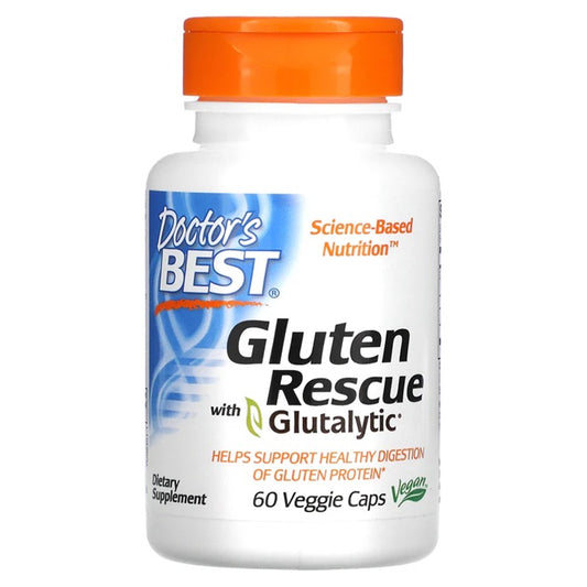 Doctor's Best: Gluten Rescue with Glutalytic - 60 vcaps