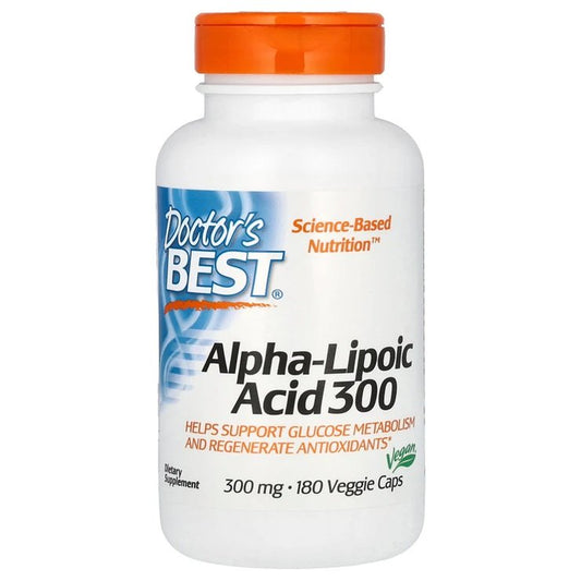 Doctor's Best: Alpha-Lipoic Acid, 300mg - 180 vcaps