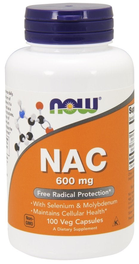 NOW Foods: NAC with Selenium & Molybdenum, 600mg - 100 vcaps