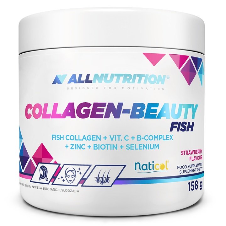 Allnutrition: Collagen-Beauty Fish, Strawberry - 158g