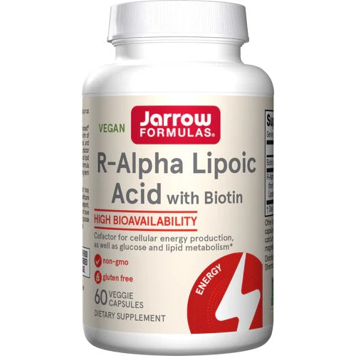 Jarrow Formulas: R-Alpha Lipoic Acid with Biotin - 60 vcaps