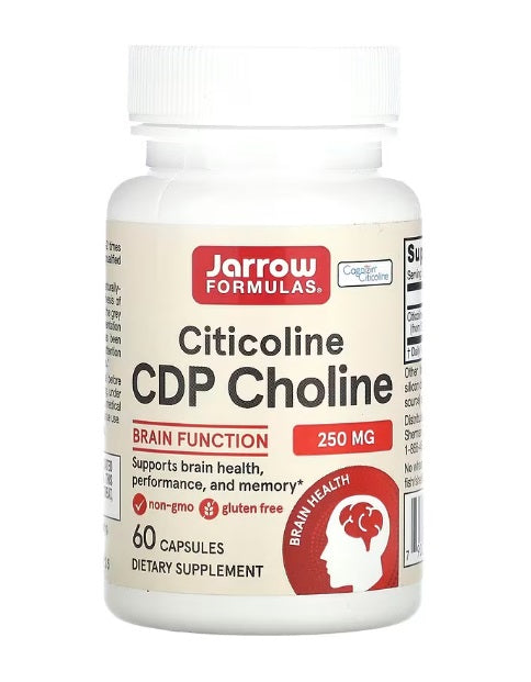 Jarrow Formulas: Citicoline CDP Choline, 250mg - 60 caps