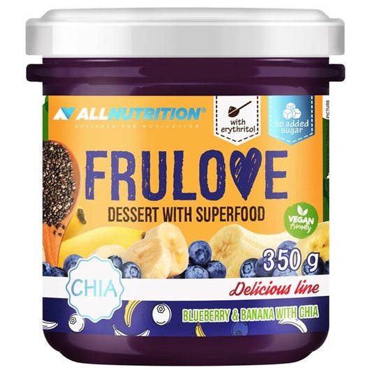 Allnutrition: Frulove Dessert with Superfood, Blueberry & Banana with Chia - 350g