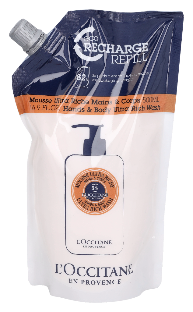 L'Occitane Ultra Rich Hand & Body Wash - Refill 500 ml