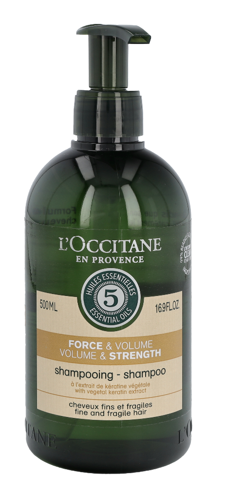 L'Occitane 5 Ess. Oils Volume & Strength Shampoo 500 ml