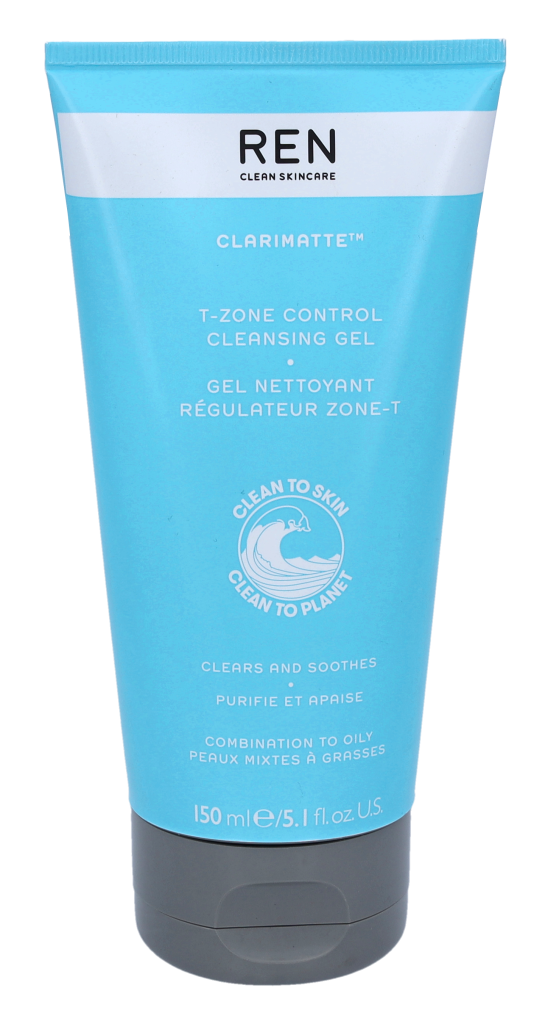 REN Clarimatte T-Zone Control Cleansing Gel 150 ml