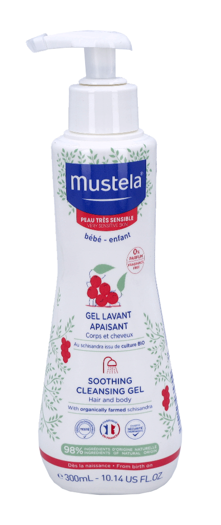 Mustela Soothing Cleansing Gel Hair And Body 300 ml