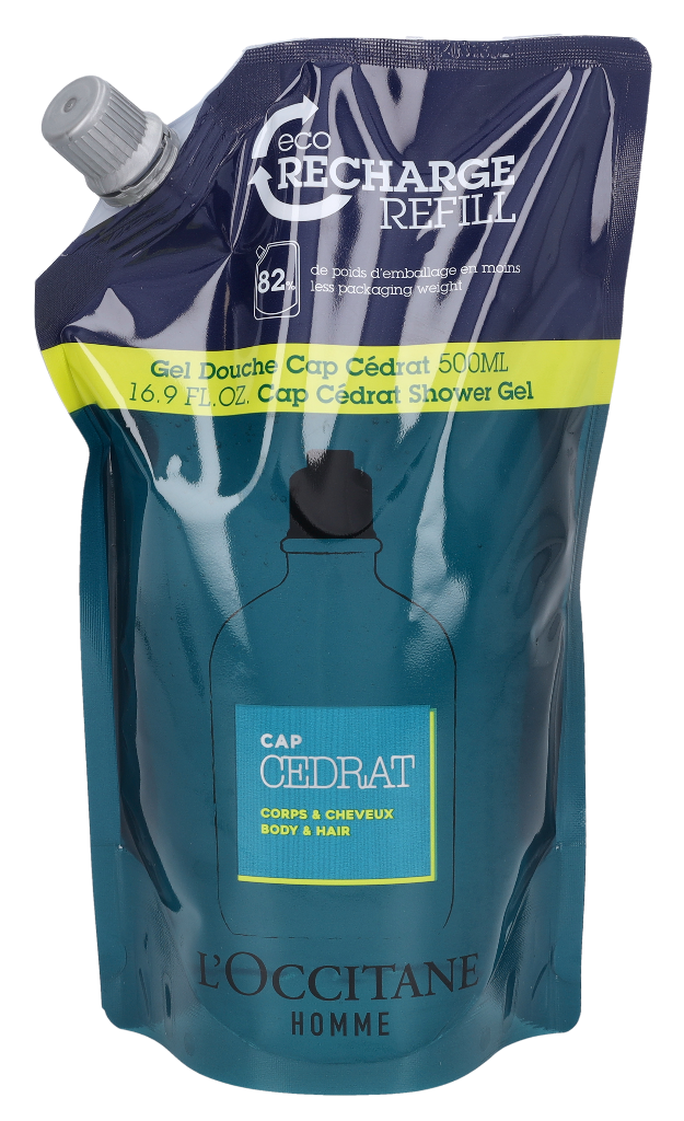 L'Occitane Homme Cap Cedrat Shower Gel - Refill 500 ml