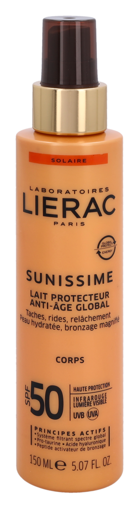 Lierac Sunissime Anti-Age Global Protective Body Milk SPF50 150 ml