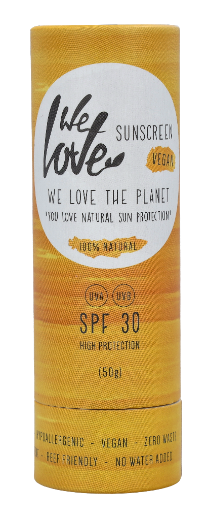 We Love The Planet Vegan Sunscreen Stick SPF30 50 g